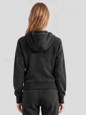 Fundango Coreline Full-Zip Sweater damen kapuzenpullover Schwarz 3