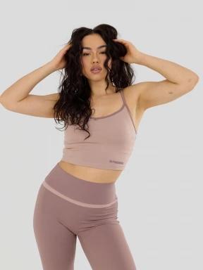 Fundango Aero Crop Top damen crop-top rosa 1
