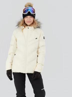 Fundango Elyra Fur Padded Jacket damen skijacke weiß 3