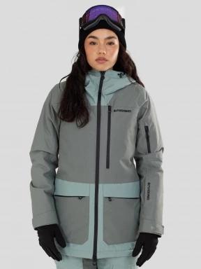 Fundango Poplar ECO Jacket damen skijacke grün 1