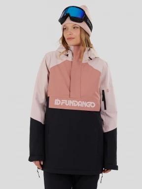 Fundango Birch ECO Logo Anorak damen anorak rosa 1