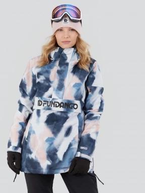 Fundango Birch ECO Logo Anorak damen anorak dunkelblau 1