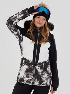 Fundango Salina Padded Jacket damen gesteppt skijacke weiß 1