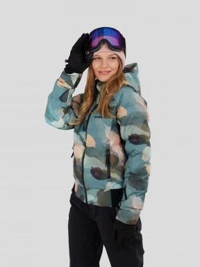 Fundango Zina Padded Jacket damen gesteppt skijacke grün 1