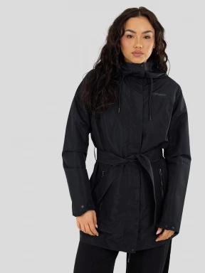 Fundango Regina III Waterproof Trench Jacket damen regenmantel Schwarz 1