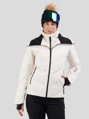 Fundango Moira Padded Jacket damen gesteppt skijacke sand 1