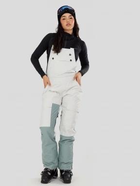 Fundango Sakura ECO Bib Pants damen skioveralls grün 1