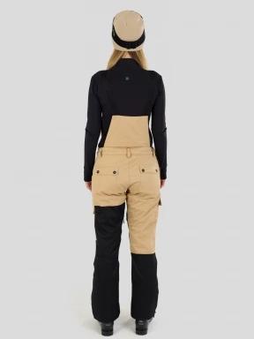 Fundango Sakura ECO Bib Pants damen skihose sand 3