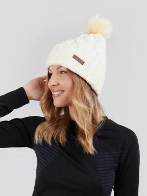 Fundango Renna Beanie damen bommelmütze weiß 3