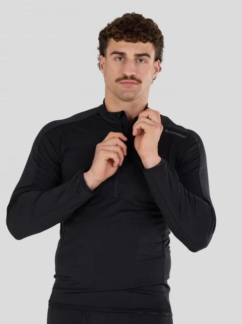 Fundango Novak Baselayer Top herren funktionsshirt Schwarz 2