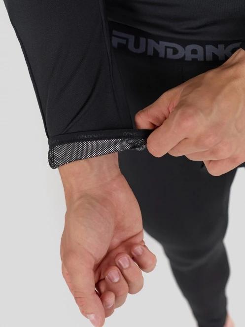Fundango Novak Baselayer Top herren funktionsshirt Schwarz 7