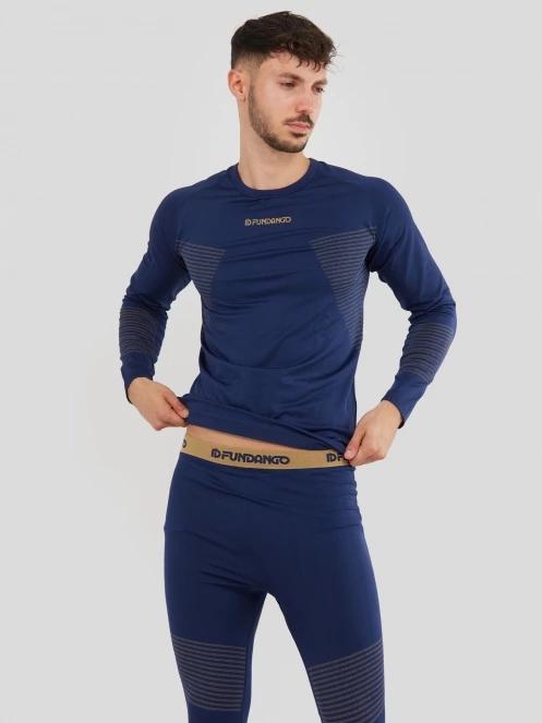 Fundango Seamless Baselayer Set herren baselayer-set dunkelblau 5