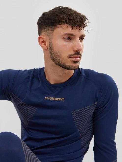 Fundango Seamless Baselayer Set herren baselayer-set dunkelblau 8