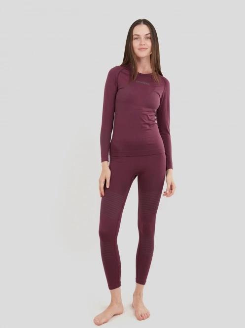 Fundango Seamless Baselayer Set damen baselayer-set lila 2