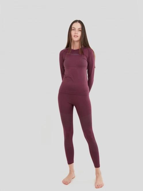 Fundango Seamless Baselayer Set damen baselayer-set lila 4