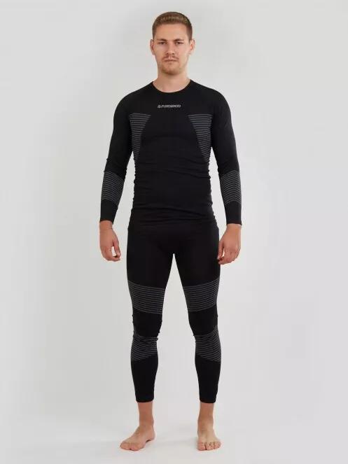 Fundango Seamless Baselayer Set herren baselayer-set Schwarz 2