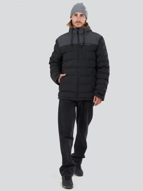 Fundango Passat Padded Jacket herren gesteppt übergangsjacke Schwarz 4