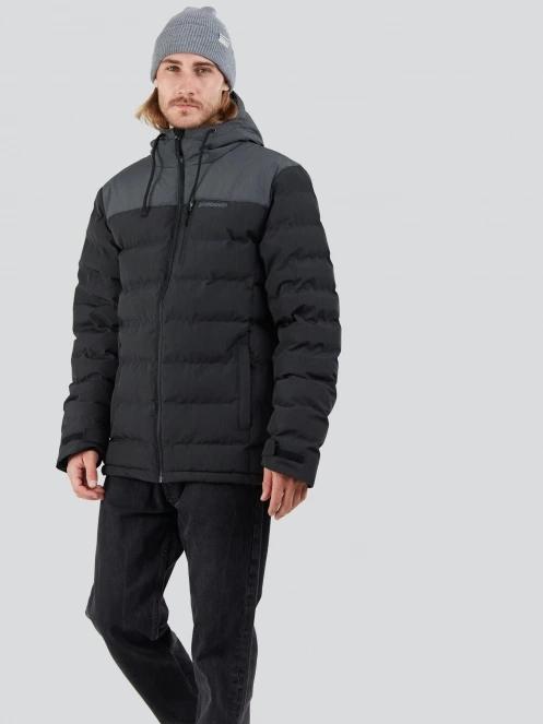 Fundango Passat Padded Jacket herren gesteppt übergangsjacke Schwarz 5