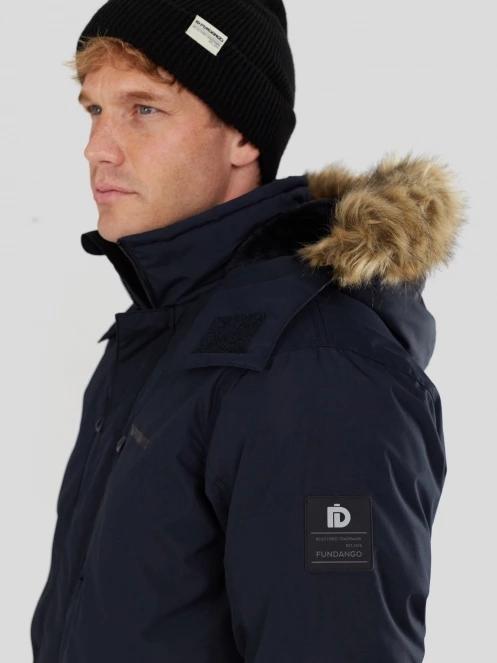 Fundango Spirit Parka Jacket herren wintermantel dunkelblau 5