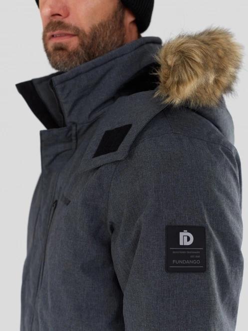 Fundango Spirit Parka Jacket herren wintermantel grau 8