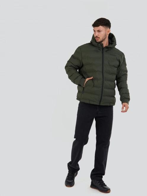Fundango Patriot Padded Jacket herren gesteppt übergangsjacke oliv 4