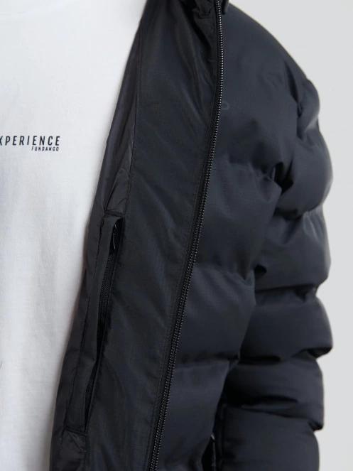 Fundango Patriot Padded Jacket herren gesteppt übergangsjacke Schwarz 7