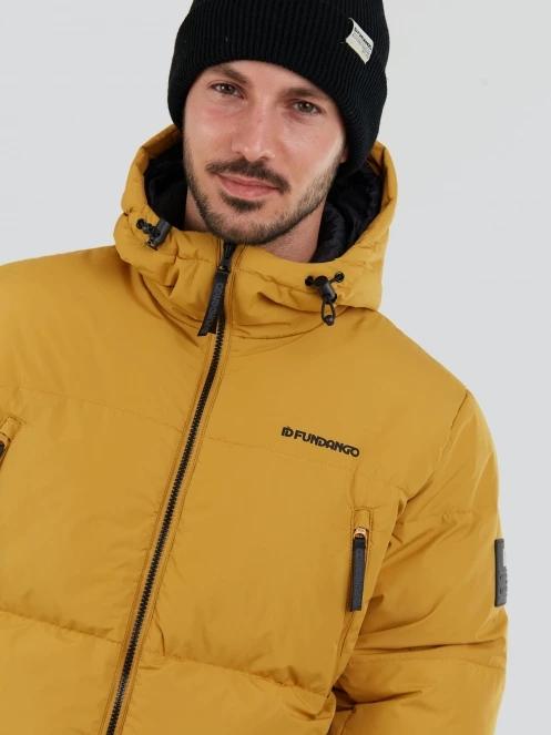Fundango Ewan Puffer Jacket herren übergangsjacke gelb 5