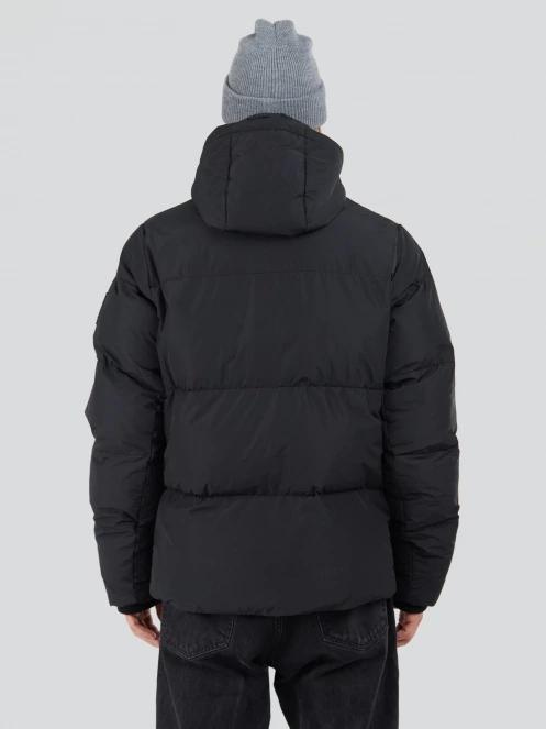 Fundango Ewan Puffer Jacket herren übergangsjacke Schwarz 3