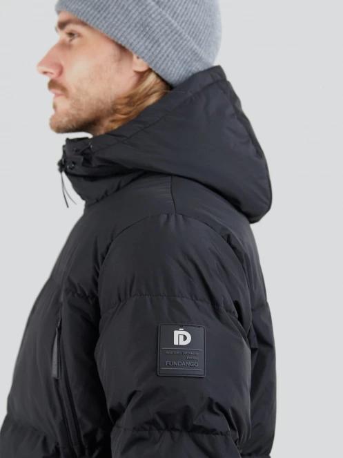 Fundango Ewan Puffer Jacket herren übergangsjacke Schwarz 6