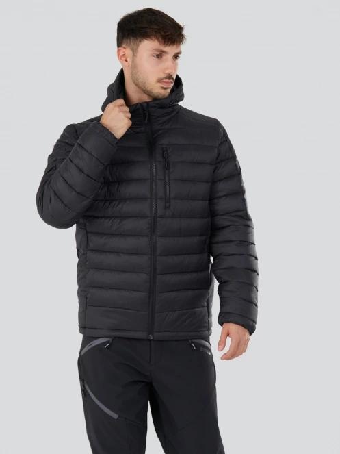 Fundango Matt Hooded Jacket herren gesteppt übergangsjacke Schwarz 5