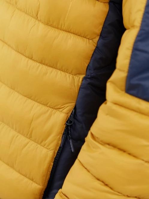 Fundango Matt Hooded Jacket herren gesteppt übergangsjacke gelb 7