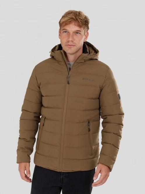Fundango Hubble Padded Jacket herren gesteppt übergangsjacke braun 5