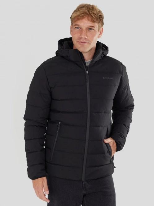 Fundango Hubble Padded Jacket herren gesteppt übergangsjacke Schwarz 2