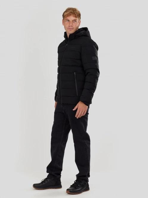 Fundango Hubble Padded Jacket herren gesteppt übergangsjacke Schwarz 4