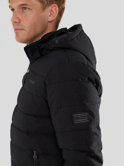 Fundango Hubble Padded Jacket herren gesteppt übergangsjacke Schwarz 5