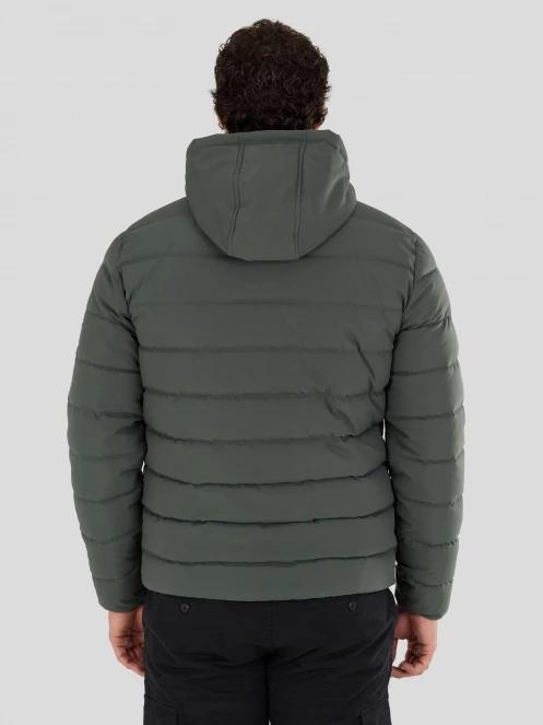Fundango Hubble Padded Jacket herren gesteppt übergangsjacke Schwarz 3