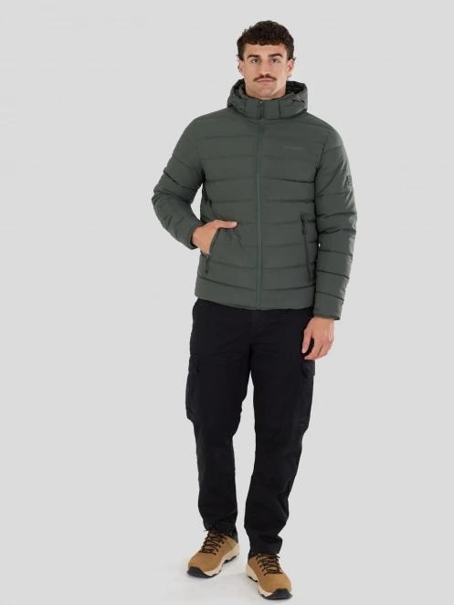 Fundango Hubble Padded Jacket herren gesteppt übergangsjacke Schwarz 4
