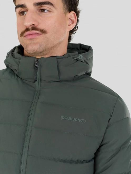Fundango Hubble Padded Jacket herren gesteppt übergangsjacke Schwarz 8