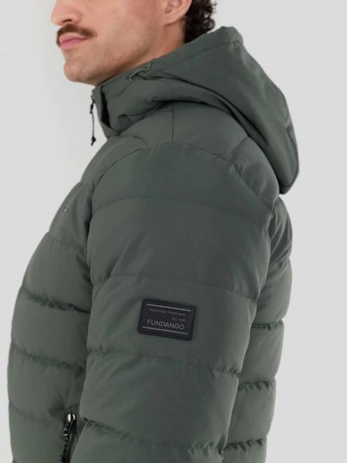 Fundango Hubble Padded Jacket herren gesteppt übergangsjacke Schwarz 9