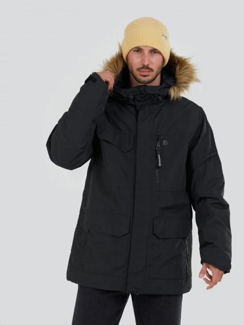Fundango Venture Parka Jacket herren wintermantel Schwarz 2