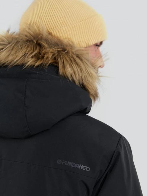 Fundango Venture Parka Jacket herren wintermantel Schwarz 7