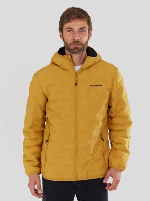 Fundango Smoke Eco Hooded Jacket herren outdoorjacke gelb 2