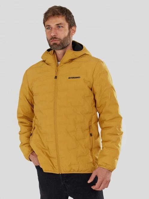 Fundango Smoke Eco Hooded Jacket herren outdoorjacke gelb 5