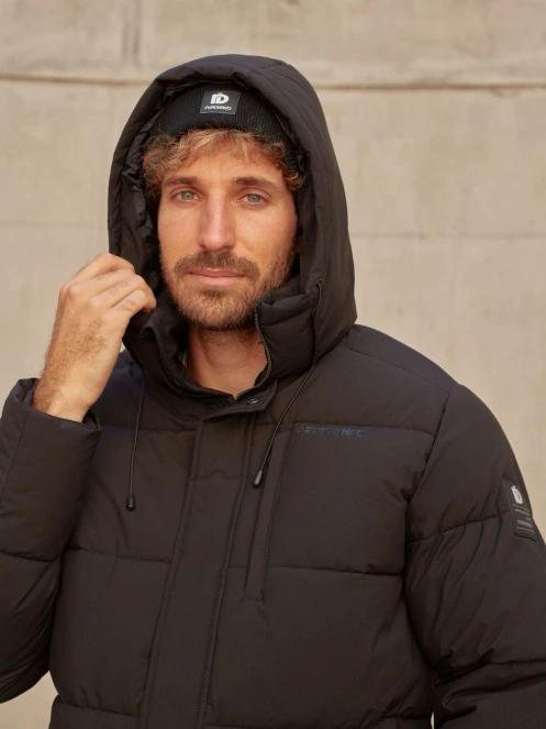 Fundango Arctic Puffer Jacket herren wintermantel Schwarz 10