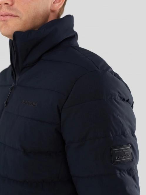 Fundango Arson Padded Jacket herren gesteppt übergangsjacke dunkelblau 5