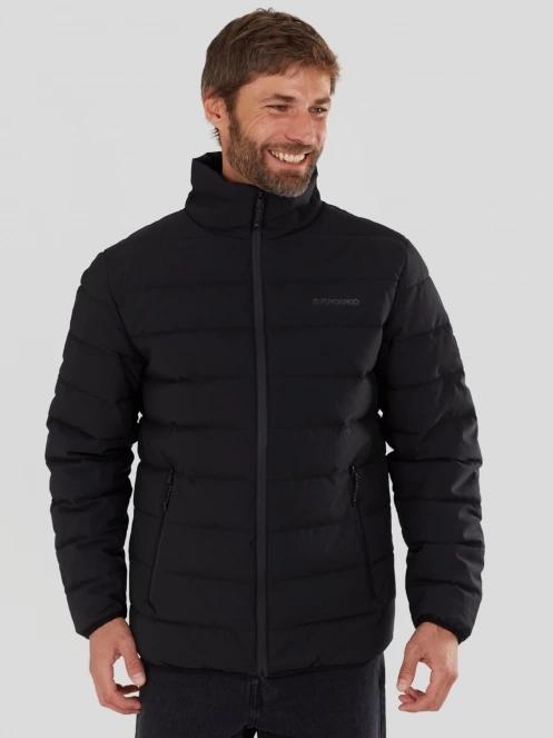 Fundango Arson Padded Jacket herren gesteppt übergangsjacke Schwarz 5