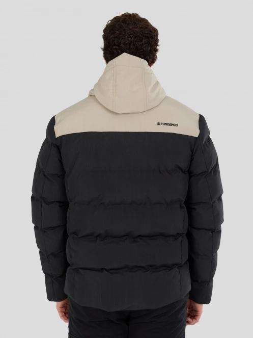 Fundango Passat II Padded Jacket herren wattierte winterjacke Schwarz 3