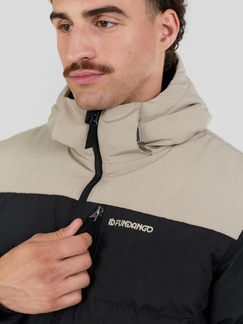 Fundango Passat II Padded Jacket herren wattierte winterjacke Schwarz 5