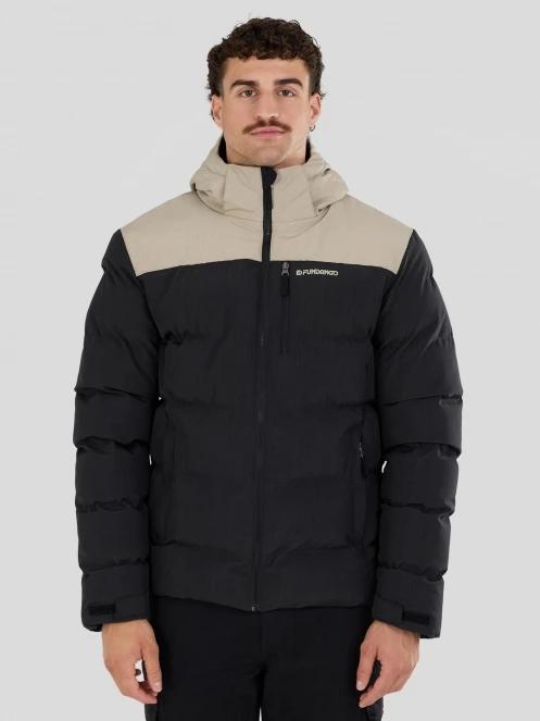 Fundango Passat II Padded Jacket herren wattierte winterjacke Schwarz 7