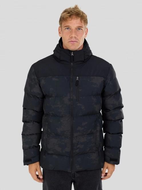 Fundango Passat II Padded Jacket herren wattierte winterjacke Schwarz 2